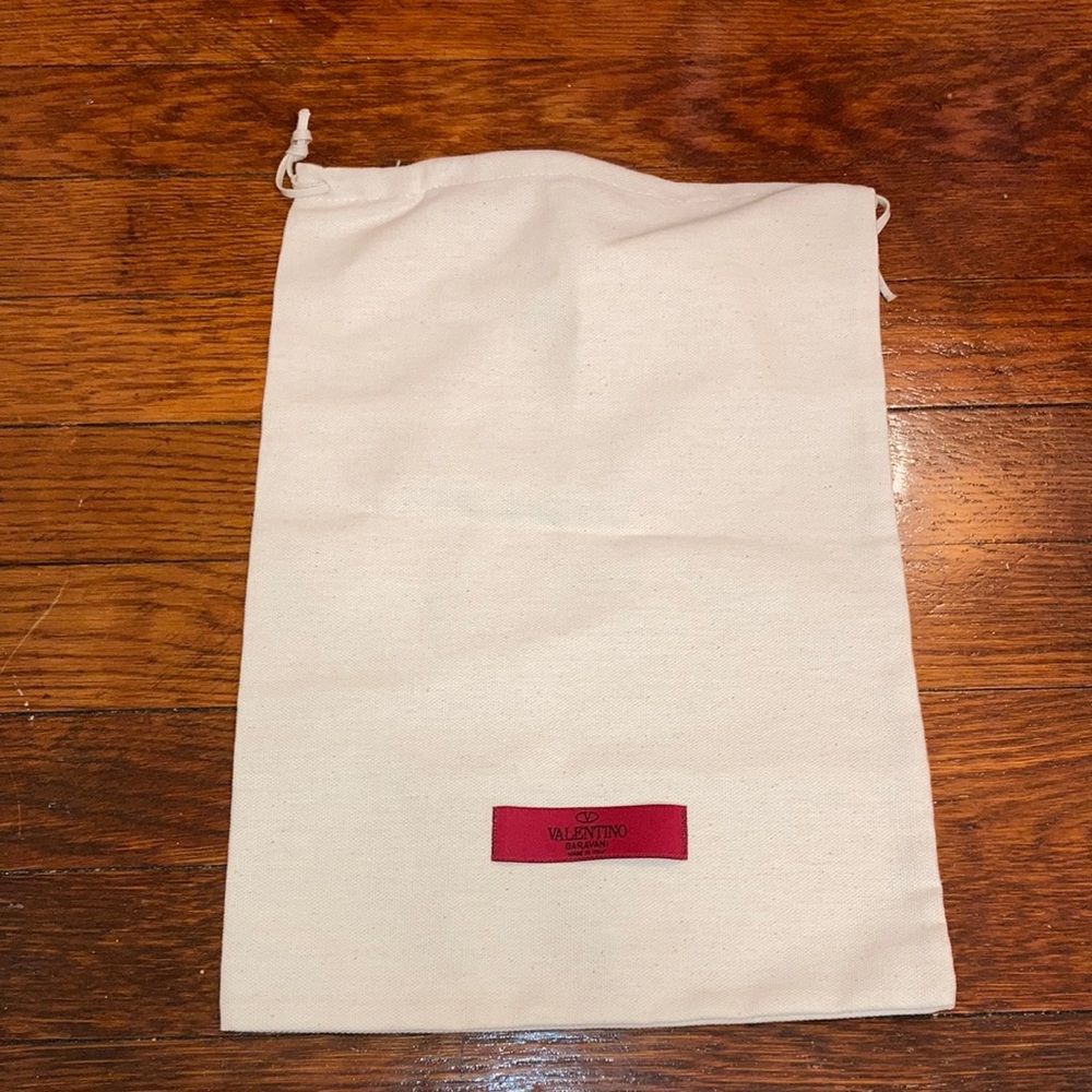 Valentino Canvas Drawstring Bag